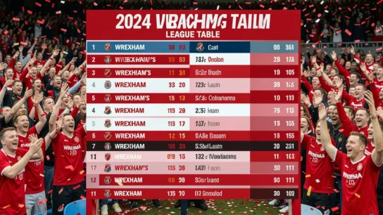 Wrexham Standings 2024