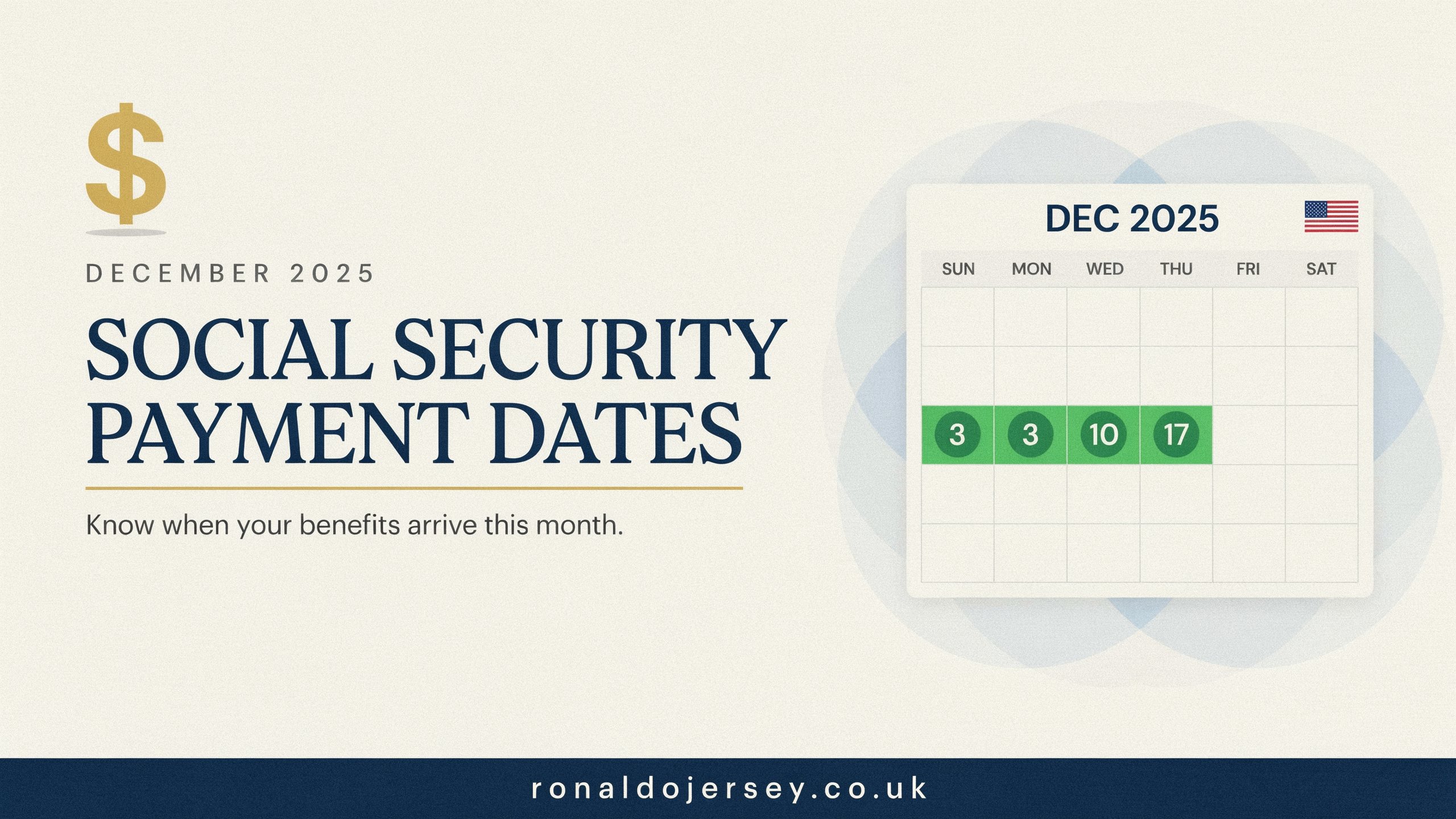 December 2025 Social Security Payments