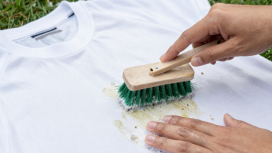How to Clean Stains from a White Soccer Jersey