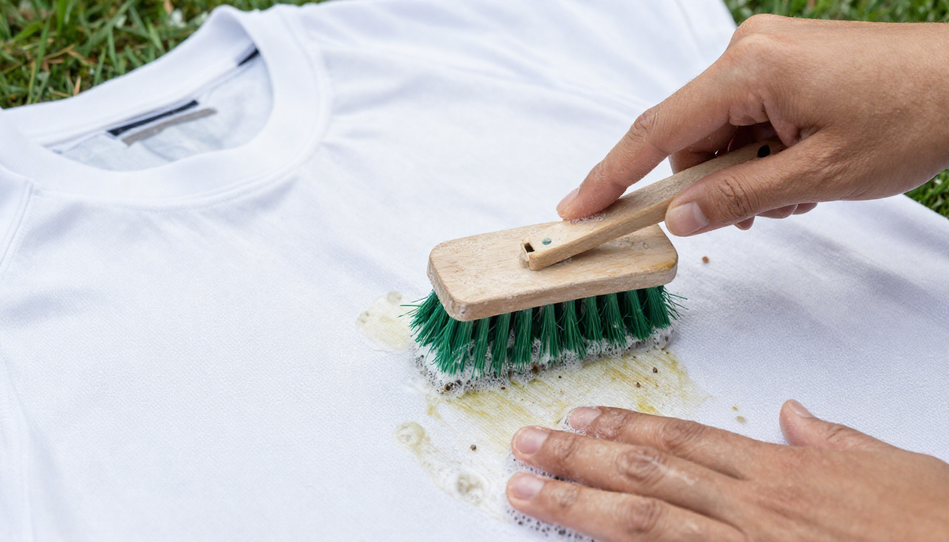 How to Clean Stains from a White Soccer Jersey
