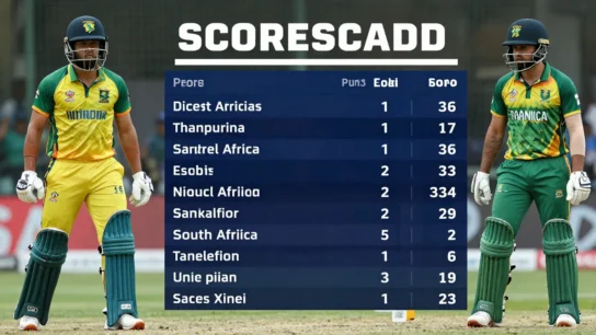West Indies Cricket Team vs South Africa National Cricket Team Match Scorecard