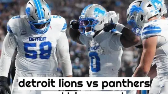 detroit lions vs panthers